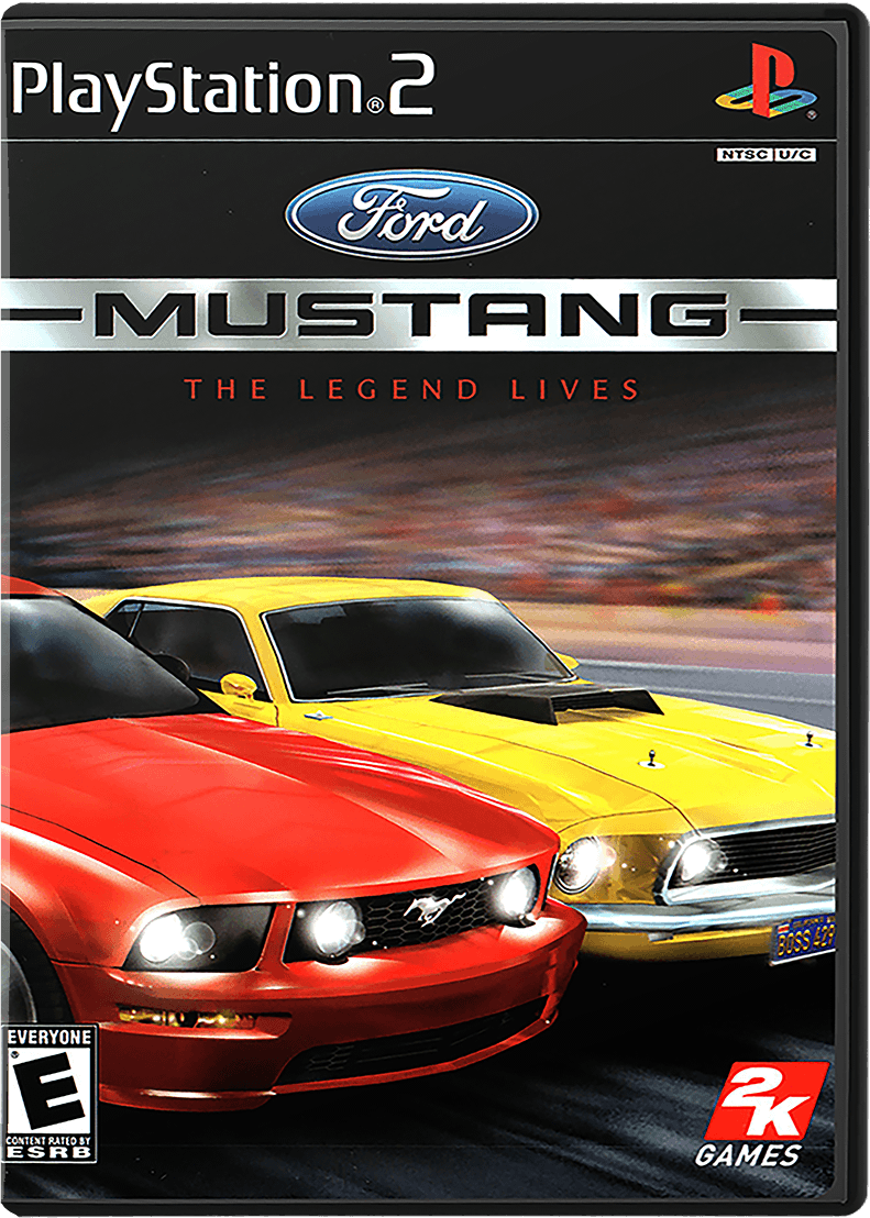 Ford Mustang The Legend Lives box art for Playstation 2